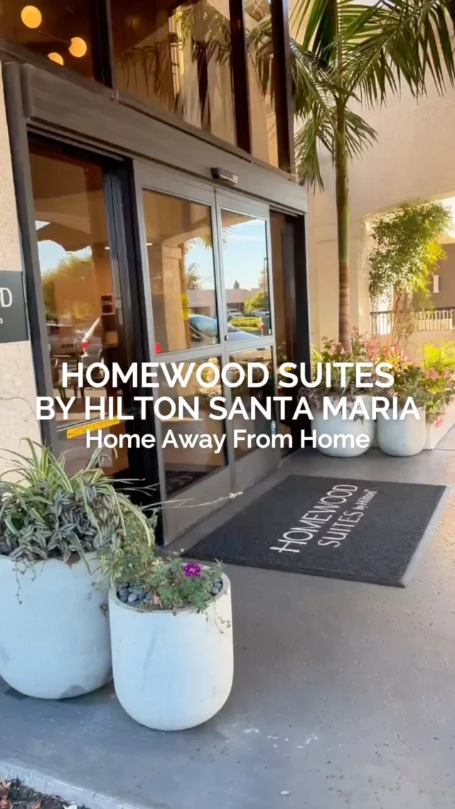Looking for your home away from home? The all-new Homewood Suites by Hilton Santa Maria has you covered! Features include:🍽️ Brand New Restaurant
🐶Pet Friendly Environment
💪Fitness Center
🌊Pool🔗Link in bio to book your stay now!