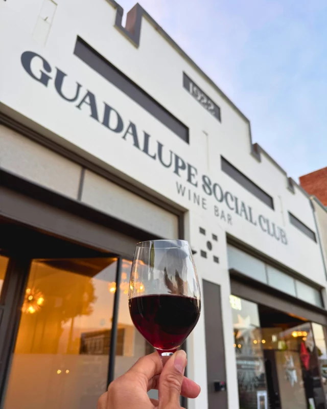 Good drinks, good food, and a place that's easy to settle into. 🍷🍺@guadalupesocialclub brings affordable local wines, beers, and bites to the heart of historic downtown Guadalupe. With dune views, plenty of outdoor space, and a cozy, intimate interior, it&rsquo;s the kind of spot everyone feels welcome at. Stay awhile. This place was made for it.