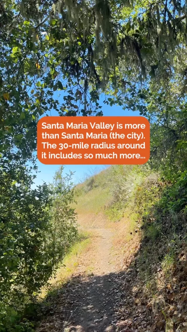 You may know Santa Maria, but do you know Santa Maria ✨Valley✨?We're Santa Maria proper (the city), but also the 30-mile radius around that. Come see it for yourself!