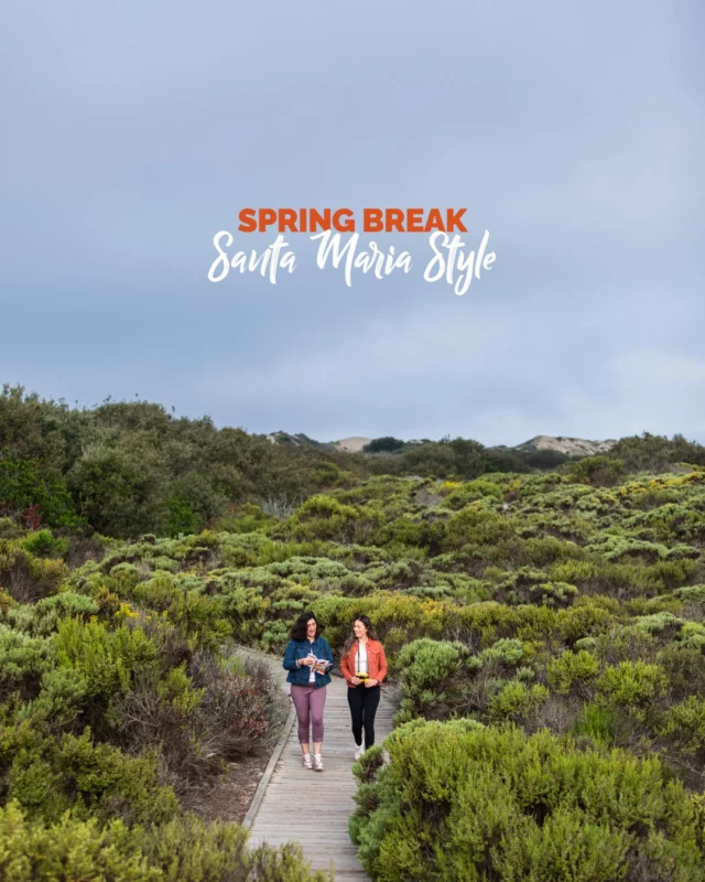 Were you put in charge of planning Spring Break? 🤔Think beach days and backroad drives. Wine tasting and barbecue. Trails galore and plenty of room to explore without the crowds. Whether you&rsquo;re here for a long weekend or a full reset, Santa Maria Valley has a way of filling your days just right.Check out the link in our bio to see all the things to do and start planning your break your way.