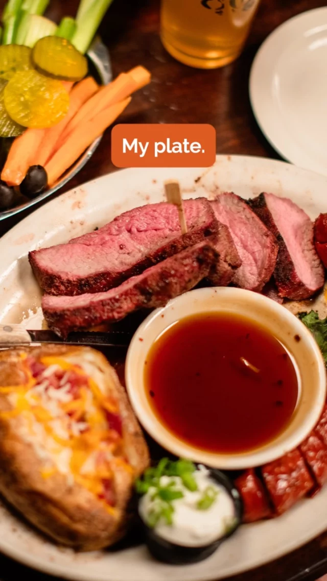 Never too busy for a full plate of barbecue... as long as it's Santa Maria Style! 🥩