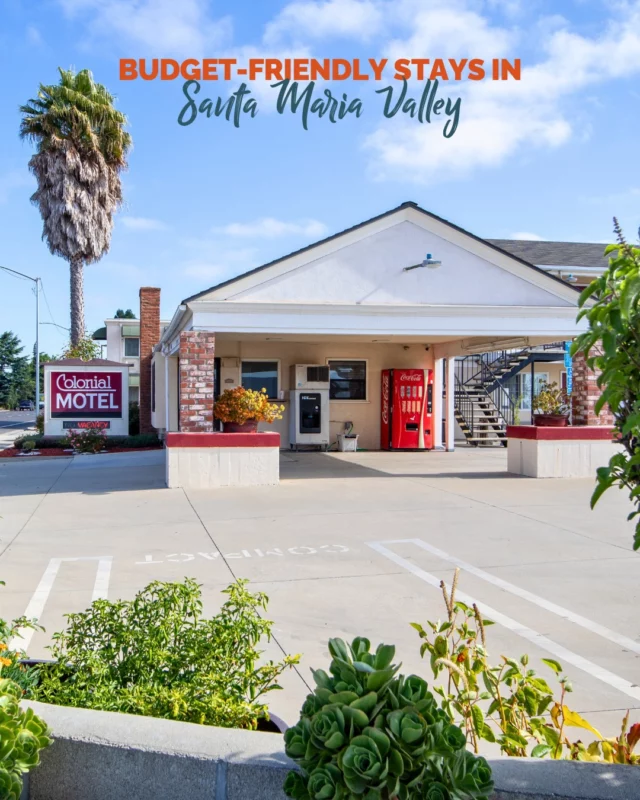 Traveling to Santa Maria Valley doesn&rsquo;t have to break the bank. ✨From cozy roadside motels to comfortable stays near the heart of town, these budget-friendly spots make it easy to rest, recharge, and keep exploring.Tap the link in our bio to see your options. Adventure awaits without the splurge!