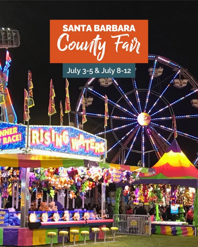 🎡 The Santa Barbara County Fair is BACK, with two weekends of nonstop fun to celebrate America's 250th birthday!📅 July 3-5 and July 8-12
🎶 Live entertainment
🎉 Fiesta Days
🐄 Livestock show
🎠 More carnival rides than EVER beforeMake some memories! 🌟 Link in bio for more info.